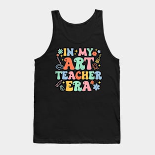 Groovy In My  Teacher Era  Teacher Back To School Tank Top